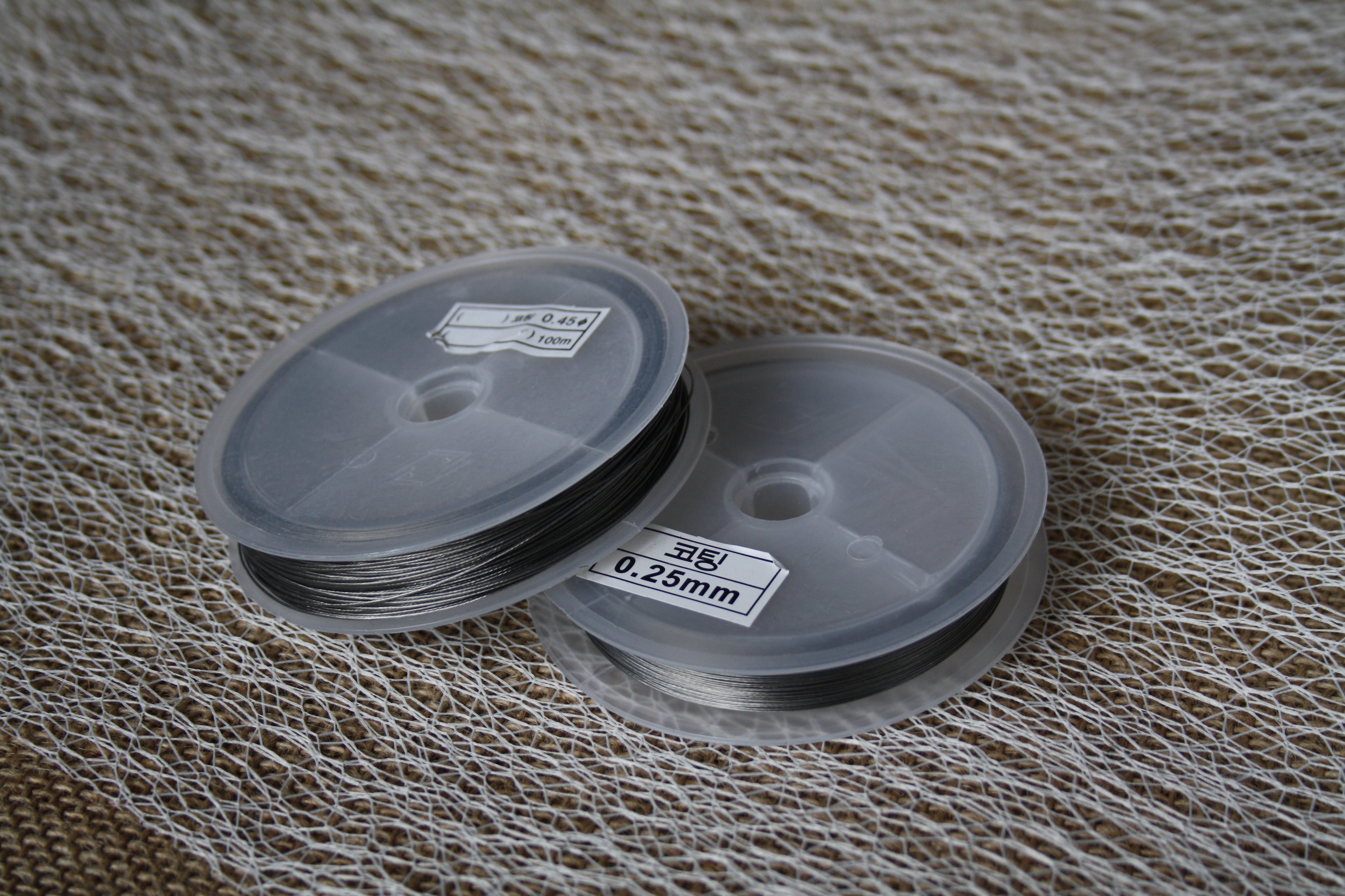 Fil Métallique en Acier – 0.25 mm, 0.3 mm et 0.45 mm Résistant