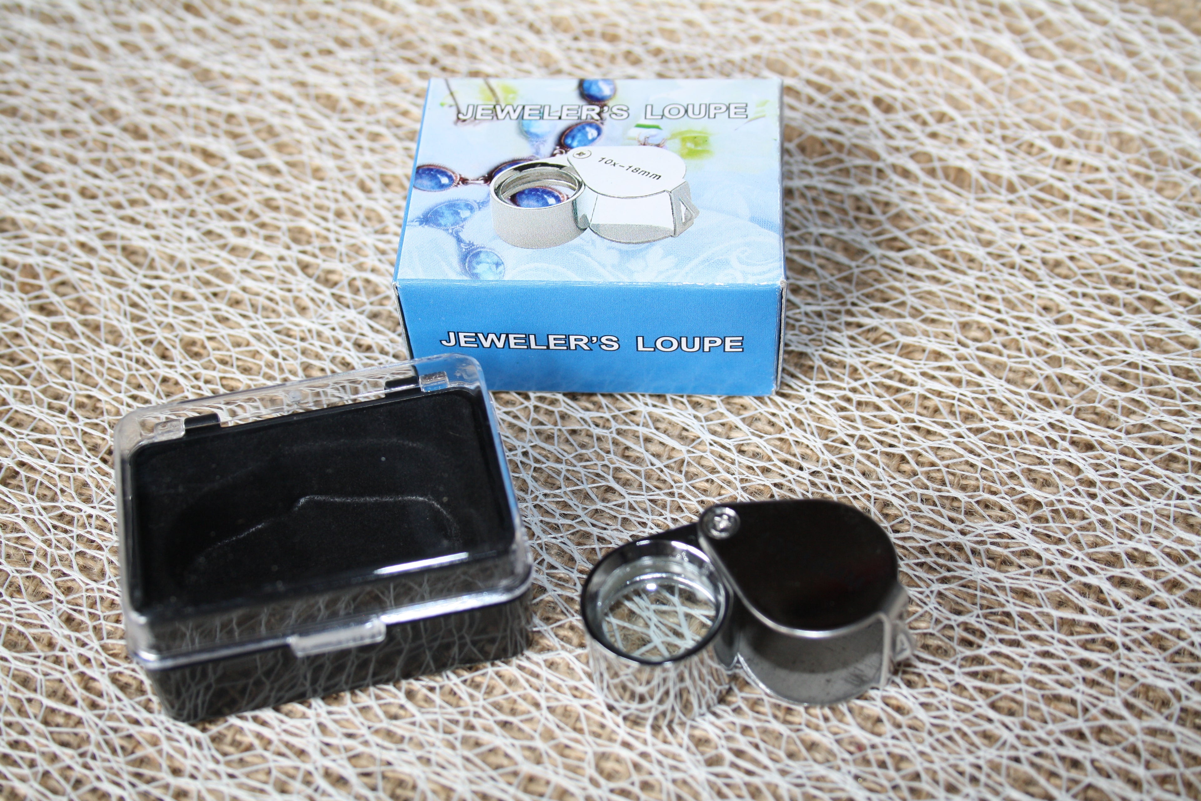 Loupe Bijoutier 10x18 mm - Loupe de Précision pour Bijoux et Inspection