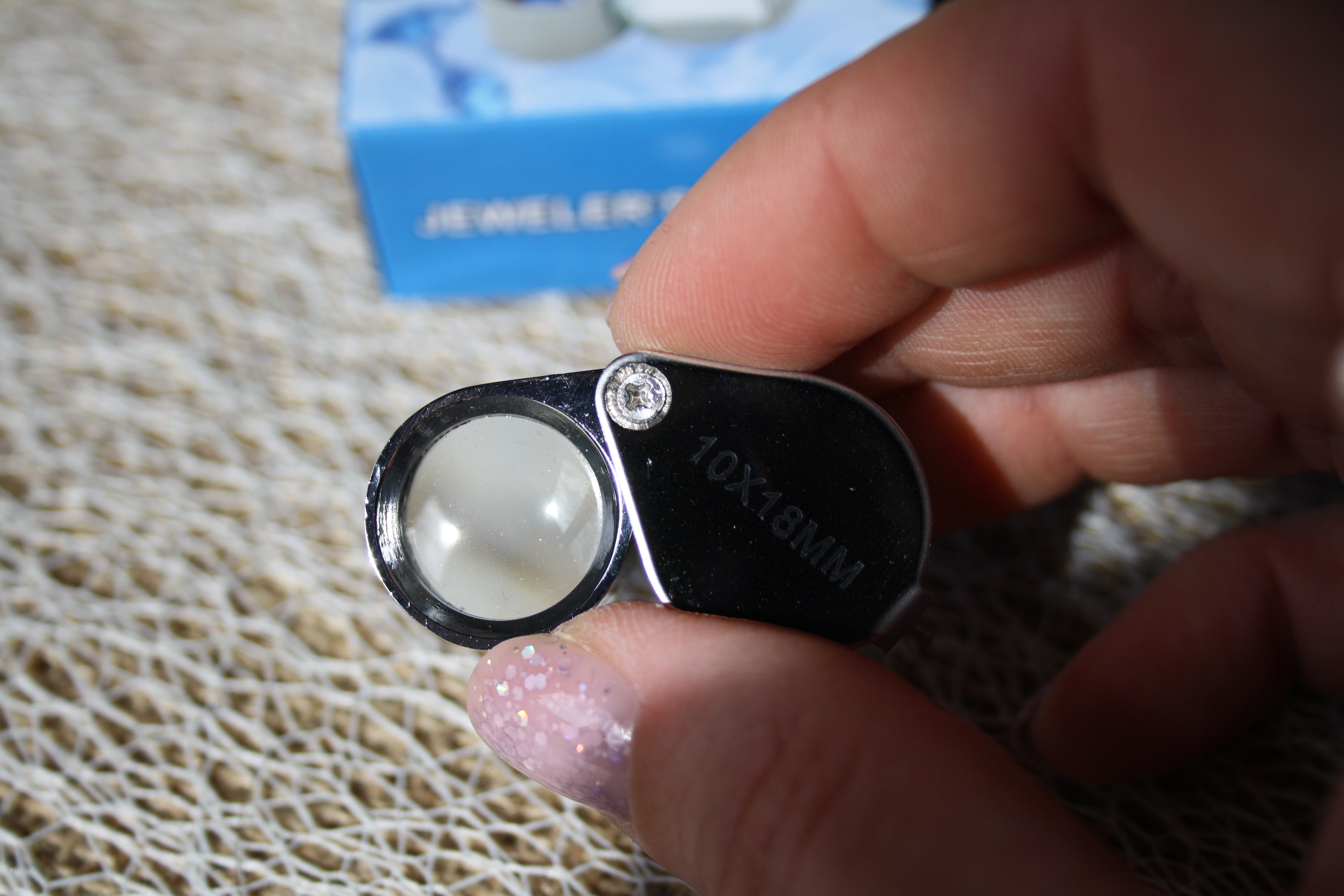 Loupe Bijoutier 10x18 mm - Loupe de Précision pour Bijoux et Inspection