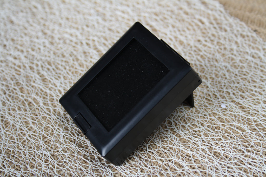 Boîte de collection avec vitre – écrin de présentation avec mousse velours noire