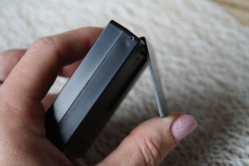 Boîte de collection avec vitre – écrin de présentation avec mousse velours noire