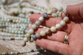 Amazonite mix couleur Naturelle – Lignes de Perles Rondes 4 mm, 6 mm et 8 mm