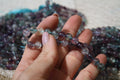 Fluorite Naturelle – Lignes de Perles Rondes 6 mm et 8 mm